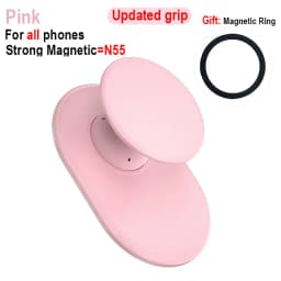 Popping NEW Magnetic Silicone Phone Grip Holder Socket More Comfortably Finger Stand for iPhone 15 14 Magnetic Holder Grip Tok