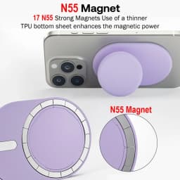Popping NEW Magnetic Silicone Phone Grip Holder Socket More Comfortably Finger Stand for iPhone 15 14 Magnetic Holder Grip Tok