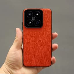 NZN Durable Genuine Leather Case for Xiaomi 14 Cover Full Wrapped Litchi Mi 14TPro 12Pro 12X 12TPro 15Ultra 11Ultra Phone Cases