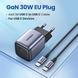 UGREEN 20W 30W GaN Charger PD Fast USB Type C Charger USB C PD3.0 QC3.0 Quick Charging For iPhone 14 13 12 11