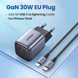 UGREEN 20W 30W GaN Charger PD Fast USB Type C Charger USB C PD3.0 QC3.0 Quick Charging For iPhone 14 13 12 11