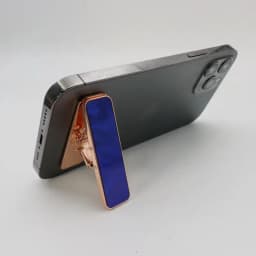 Luxury Mini Phone Holder Metal Folding Phone Stand Invisible 360° Rotate Mobile Phone Kickstand Holder Desk Phones Bracket Mount