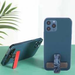 Luxury Mini Phone Holder Metal Folding Phone Stand Invisible 360° Rotate Mobile Phone Kickstand Holder Desk Phones Bracket Mount