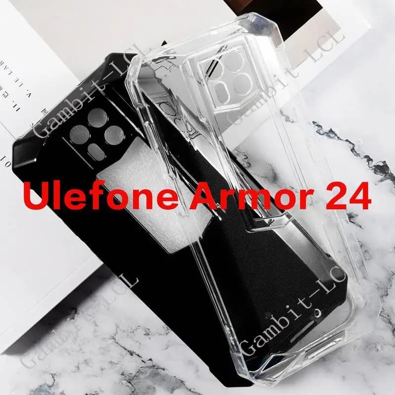 For Ulefone Armor 24 Armor24 Pro 6.78" 2023 Silicone Smartphone Phone Protective Back Shell Soft TPU Case