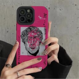Fashion Zebra Art David Snake Silicone Case For iPhone 16 11 12 13 14 15 Pro Max Mini Plus 17 Air Soft Shockproof Leather Cover
