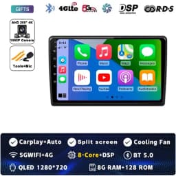 Android 16 Carplay Auto For Iveco Daily 2006-2018 Car Radio Multimedia Video Player 5G Wifi GPS Navigation Head Unit