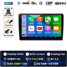 Android 16 Carplay Auto For Iveco Daily 2006-2018 Car Radio Multimedia Video Player 5G Wifi GPS Navigation Head Unit