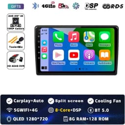 Android 16 Carplay Auto For Iveco Daily 2006-2018 Car Radio Multimedia Video Player 5G Wifi GPS Navigation Head Unit