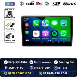 Android 16 Carplay Auto For Iveco Daily 2006-2018 Car Radio Multimedia Video Player 5G Wifi GPS Navigation Head Unit