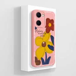 Case For Vivo Y03 4G Fun Panda Full Coverage Bumper Soft Liquid Silicone Funda For Vivo Y 03 Model V2332 Phone Back Covers Coque