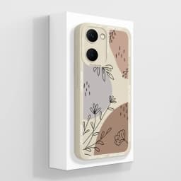 Case For Vivo Y03 4G Fun Panda Full Coverage Bumper Soft Liquid Silicone Funda For Vivo Y 03 Model V2332 Phone Back Covers Coque