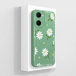 Case For Vivo Y03 4G Fun Panda Full Coverage Bumper Soft Liquid Silicone Funda For Vivo Y 03 Model V2332 Phone Back Covers Coque