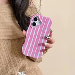 HOCE Fashion Candy Color Stripes Phone Cases For iPhone 17 Air 16 15 14 13 Pro Max 17 Pro Case Shockproof Hard Back Cover