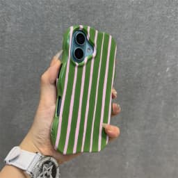 HOCE Fashion Candy Color Stripes Phone Cases For iPhone 17 Air 16 15 14 13 Pro Max 17 Pro Case Shockproof Hard Back Cover