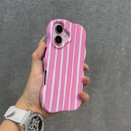 HOCE Fashion Candy Color Stripes Phone Cases For iPhone 17 Air 16 15 14 13 Pro Max 17 Pro Case Shockproof Hard Back Cover
