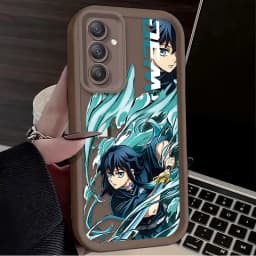 Anime Demon Slayer Case for Samsung Galaxy A35 A55 A15 A25 A16 A06 A05 A05S A24 A13 A23 A12 A22 A32 A52 A71 A51 4G Soft Cover