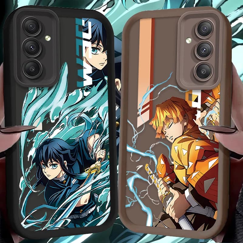 Anime Demon Slayer Case for Samsung Galaxy A35 A55 A15 A25 A16 A06 A05 A05S A24 A13 A23 A12 A22 A32 A52 A71 A51 4G Soft Cover