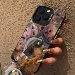 New Creative Monkey Pattern Phone Case For iPhone 18 17 16 Pro Max Air 17E 16E 15 14 13 12 11 Pro 16 Plus Shockproof Back Cover