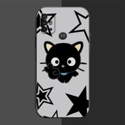 Cute Funny Lucky Cat Cover Phone Case for Motorola Moto G71 G72 G60 G22 G50 G51 G52 G53 G73 G60s G30 G32 G31 Black Soft