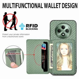 Reno 16 Pro 13 F 14 FS 5G Leather Card RFID Back Funda for OPPO Reno 14 F Case Phone 14FS 12F 10 8 7 14F 13F 12 13A Magnet Cover
