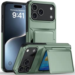 Case For iPhone 17 16 15 14 13 12 11 Pro Max Plus Wallet Credit Card Holder ID Card Slot Heavy Duty Protection Shockproof Cover