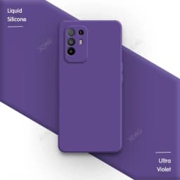 Coque Square Phone Case for OPPO Reno5 Z Reno 5Z 5G 6.43" CPH2211 Original Funda Liquid Silicone Lens Protection Soft Back Cover