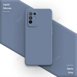 Coque Square Phone Case for OPPO Reno5 Z Reno 5Z 5G 6.43" CPH2211 Original Funda Liquid Silicone Lens Protection Soft Back Cover
