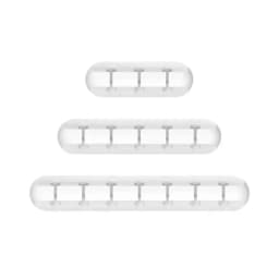 NNBILI 2024 New USB Cable Organizer Self-adhesive Cable Clips Silicone Fixer Wire Management for Home Car Interior Accessories