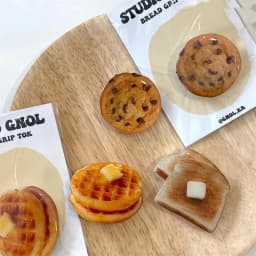 Korea Cute Cookies Griptok Bracket for IPhone 15 14 13 12 Samsung Food Phone Accessories Holder Ring Support Stand Grip Tok Gift