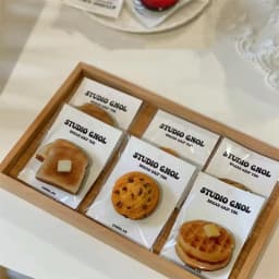 Korea Cute Cookies Griptok Bracket for IPhone 15 14 13 12 Samsung Food Phone Accessories Holder Ring Support Stand Grip Tok Gift