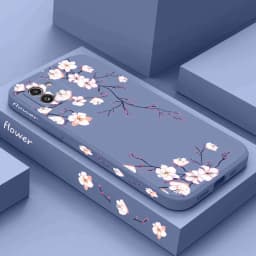 A03 Bright Orchid Silicone Phone Case For Samsung A03S A04E A04S A15 A21S A12 A13 A04 A14 A05 A03 A02 A22 A20S A23 A24 Cover