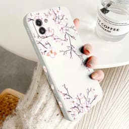 A03 Bright Orchid Silicone Phone Case For Samsung A03S A04E A04S A15 A21S A12 A13 A04 A14 A05 A03 A02 A22 A20S A23 A24 Cover
