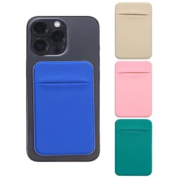 1PC Fashion Elastic Cell Phone Card Holder Mobile Phone Wallet Case Credit ID Card Holder Adhesive Sticker Pocket