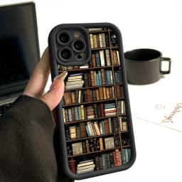 Book Shelf Creative Pattern Phone Case For Xiaomi 13 12 11 Lite 14 14T 13T 12T Poco X7 F6 F5 X6 X5 X3 M6 Pro F3 Soft Candy Cover