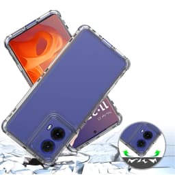 Transparent Acrylic 3-in-1 Mobile Phone Case for Moto G85 5G/Moto S50 Neo G35 G34 5G Drop-Proof Shock-Proof Effective Protection