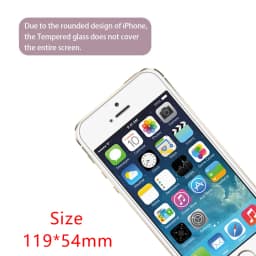 case for apple iphone se 5s 5c 5 s c tempered glass on iphonese iphone5s iphone5c s5 c5 back cover 360 i phone ipone iphon ihone