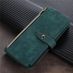 Zipper Wallet Flip Leather Cover For Samsung Galaxy S26 S25 S24 S23 Ultra S22 S21 FE S20 Plus Note20 5G Multi Card Case Coque