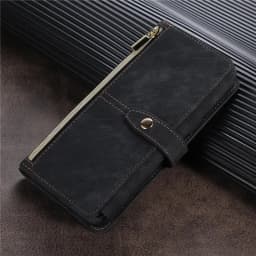 Zipper Wallet Flip Leather Cover For Samsung Galaxy S26 S25 S24 S23 Ultra S22 S21 FE S20 Plus Note20 5G Multi Card Case Coque