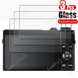 3PCS 9H HD Tempered Glass For Canon PowerShot G7X Mark III 3/G7 X Mark3 MK3 G7XIII G7X3 Camera LCD Screen Screen Protector