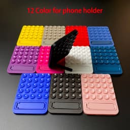 Silicone Suction Pad Back Sticker Suction Cup Phone Holder Silicone Cup Mat Smartphone Wall Stand Fixed For Glass Ceramic Tiles