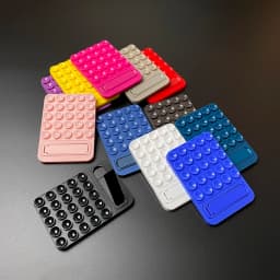 Silicone Suction Pad Back Sticker Suction Cup Phone Holder Silicone Cup Mat Smartphone Wall Stand Fixed For Glass Ceramic Tiles