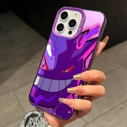 Pokemons Gengars Pikachus Phone Case for Apple iPhone 17 Air 16 16e 15 14 Plus 13 12 11 iPhone17 Pro Max X Xs XR 8 Matte Cover