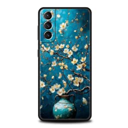 Oil Painting Of Flowers Phone Case For Samsung Galaxy S25 S24 S23 S22 S20 Ultra S21 FE 5G S10 Plus S10E Soft TPU Cover