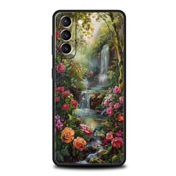Oil Painting Of Flowers Phone Case For Samsung Galaxy S25 S24 S23 S22 S20 Ultra S21 FE 5G S10 Plus S10E Soft TPU Cover