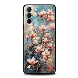 Oil Painting Of Flowers Phone Case For Samsung Galaxy S25 S24 S23 S22 S20 Ultra S21 FE 5G S10 Plus S10E Soft TPU Cover