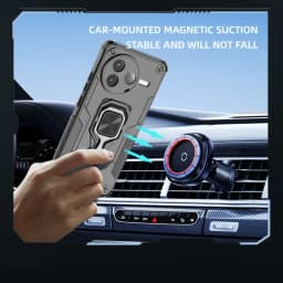 Kickstand Case For Xiaomi Poco F7 Pro F7 Ultra Cover Lens Protection Ring Stand Magnetic Bracket Shell Fundas Coque