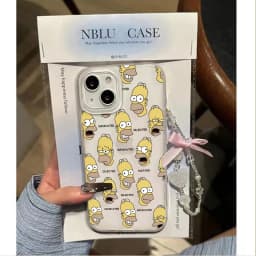 Cute full screen S-Simpsons Phone Case For iPhone 17 16E 16 15 14 Plus 13 12 11 8Plus Pro XS Max Matte Transparent Frosted Cover
