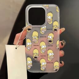 Cute full screen S-Simpsons Phone Case For iPhone 17 16E 16 15 14 Plus 13 12 11 8Plus Pro XS Max Matte Transparent Frosted Cover