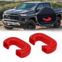 2PCS Trailer Hook Protective Cover For Colorado Z71 ZR2/for GMC Canyon 2023-2025 Front Waterproof Tow Hook Decoration Shell