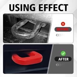 2PCS Trailer Hook Protective Cover For Colorado Z71 ZR2/for GMC Canyon 2023-2025 Front Waterproof Tow Hook Decoration Shell